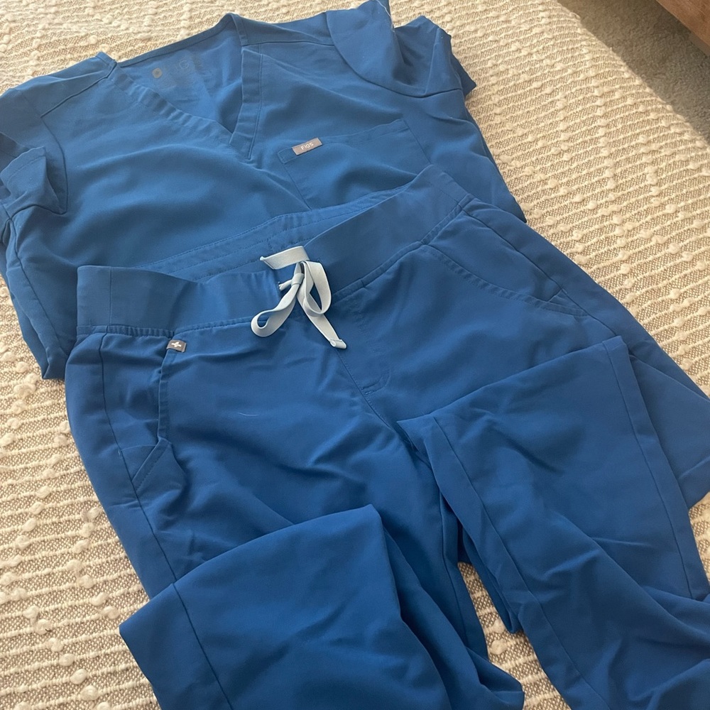 Figs Scrub Set ROYAL BLUE